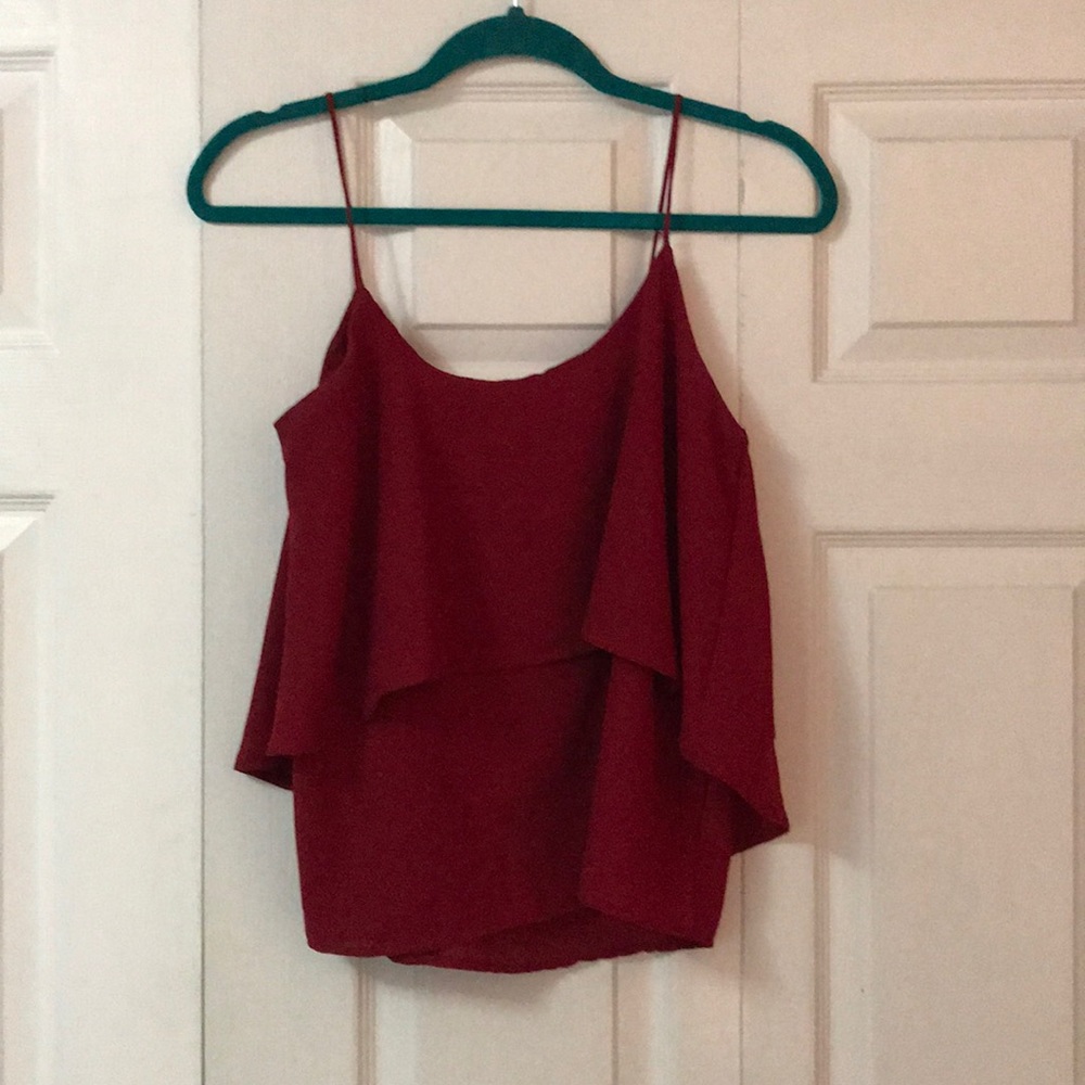 red blouse